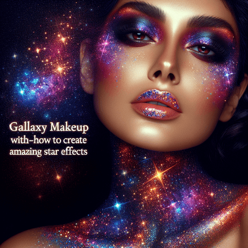 Makeup Galaksi dengan Glitter: Cara Membuat Efek Bintang yang Menakjubkan